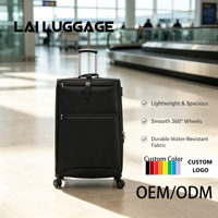 Valise trolley de qualité supérieure en tissu Oxford pour affaires avec compartiment pour ordinateur portable et roulettes silencieuses