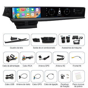 Écran double 12,3 pouces pour Porsche Macan 2011-2017, autoradio Android 2DIN, lecteur multimédia vidéo, HU 4G LTE, Bluetooth sans fil, Carplay - Product Image 6