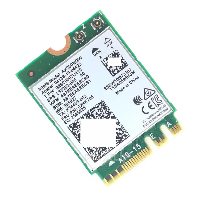 AX200NGW WIFI6 dual-band 5G 3000M built-in Gigabit wireless card NGFF BT 5.1
