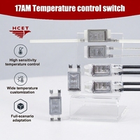 HCET 17AM Fabricant professionnel Interrupteur thermique Klixon 7AM Protection thermique du moteur électrique pour tondeuses à gazon Type fermé en métal