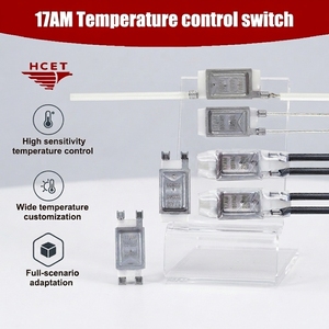 Interruptor Térmico Profesional HCET 17AM, Protector Térmico para Motor Eléctrico <span class=keywords><strong>Klixon</strong></span> <span class=keywords><strong>7AM</strong></span> para Cortacéspedes, Tipo Cerrado de Metal - Product Image 1