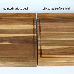 <span class=keywords><strong>Planche</strong></span> à découper en bois d'acacia écologique, grande <span class=keywords><strong>planche</strong></span> à pâtisserie pour comptoir avec bords surélevés, naturelle et durable - Product Image 5