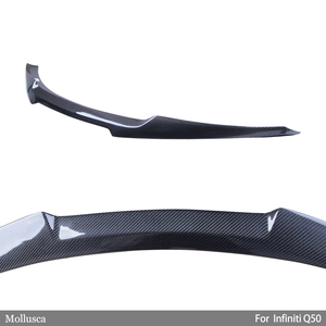 สปอยเลอร์หลังคาร์บอนไฟเบอร์ทรง M4 สำหรับ Q50 Q50S Q50L ปี 2013-2023 - Product Image 4