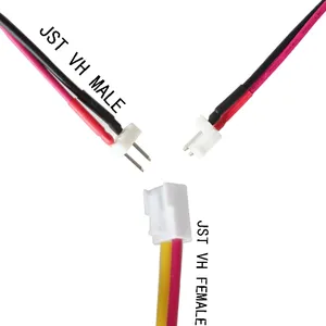 Jst VH 3.96mm male female wire harness custom made cables jst connector wire harness