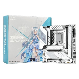 เมนบอร์ด Jingyue Z890 DDR5 สำหรับเดสก์ท็อป รุ่นใหม่ รองรับแรมแบบดับเบิ้ลแชนแนล มาตรฐาน M ATX สำหรับซีพียู LGA1851 รุ่น Snow Dream เจนเนอเรชั่น 15 สำหรับคอมพิวเตอร์เล่นเกม รองรับแรม DDR5 - Product Image 1