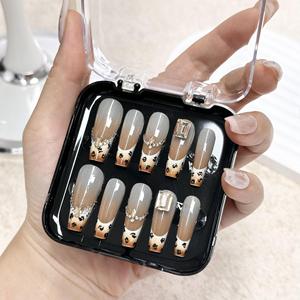 กล่องใส่เครื่องสำอางสำหรับทำเล็บสีชมพูใส ป้องกันฝุ่น วัสดุ PP สำหรับจัดเก็บและบรรจุภัณฑ์สำหรับผลิตภัณฑ์เจลทำเล็บ - Product Image 4