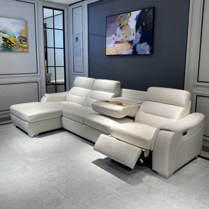 Sofá Modular en Forma de L con Mecanismo Reclinable Inteligente, Multifuncional, con Carga USB-C, Cama Plegable con Almacenamiento, Sofás para Sala de Estar L-308 Func - Product Image 5