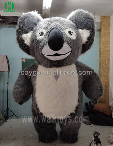 Noël célébrité ours vêtements adulte <span class=keywords><strong>gonflable</strong></span> Koala dessin animé mascotte Costume poupée costume couverture en peluche à vendre - Product Image 4