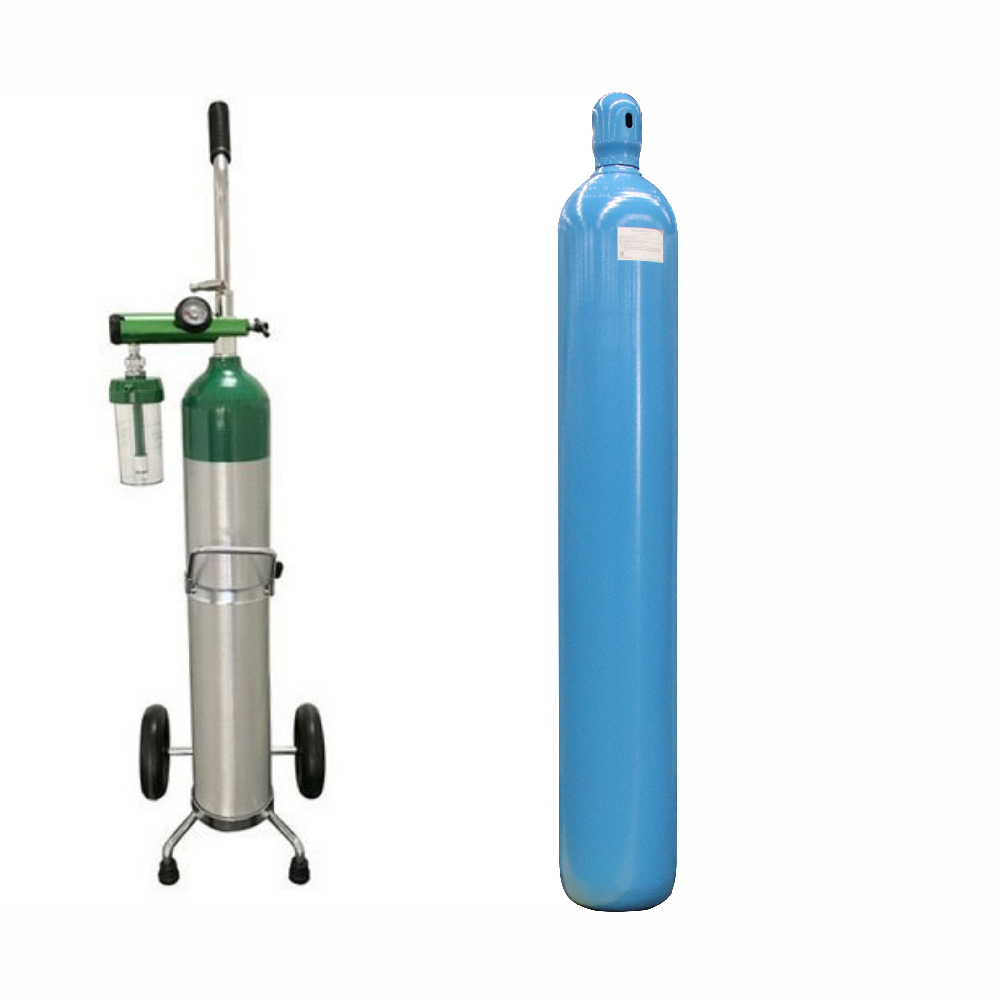 DELLOK ISO98091 Medical Oxygen Gas Cylinder 10L 20L 30L 40L 47 50L