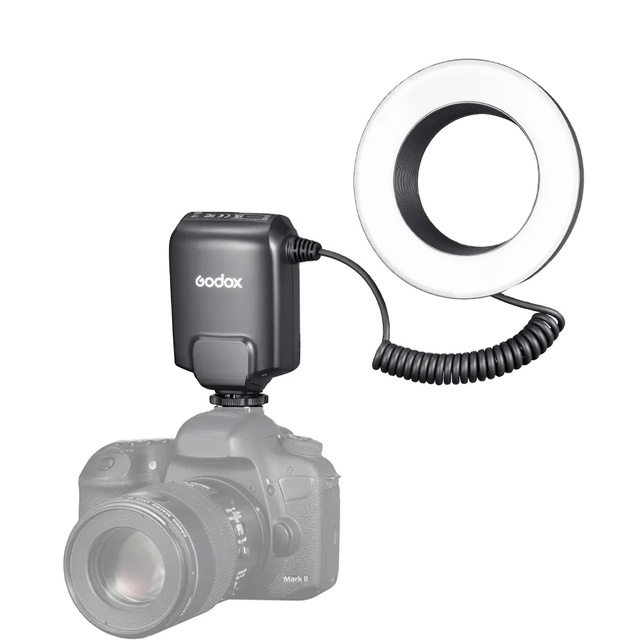 Godox ML-150II Macro Ring Flash 5800K Ring LED Light Speedlite Camera Flash Lights
