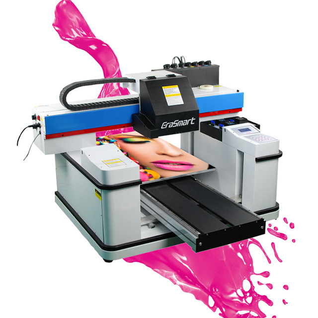 MiniA1 A2 A2+ Uv Flatbed Printer 6060 UV Printer Direct Image Printing Machine Three Xp600 Head for Phone Case Inkjet Printers