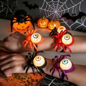 Reloj de Araña Luminoso de Halloween, Lámpara de Ojo, Pulsera, Adorno, Recuerdo para Fiesta Infantil, Accesorio de Cosplay, Truco o Trato - Product Image 3