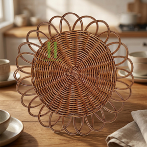 Hot Products Rattan Woven <b>Placemats</b> <b>for</b> Dining <b>Table</b> <b>Table</b> Decor Christmas Ratan <b>Placemats</b> OEM Rustic <b>Placemats</b> From Vietnam - Product Image 1