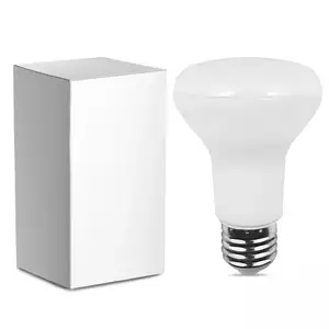 Lampadina a LED ad alta luminosità 120V ~ 230V 20w R forma R60 R80 lampada a risparmio energetico con copertura in vetro trasparente