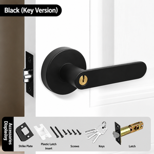 Smart Tuya Fingerprint Lever Handle <b>Lock</b> with App Control Keyless Entry <b>Digital</b> Door <b>Lock</b> for Wooden Door Hotel Office - Product Image 3