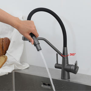 FRAP acqua calda e fredda miscelatore rubinetto lavandino 3 in 1 tirare 0ut acqua 3 vie rubinetti filtro acqua - Product Image 1