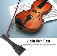 HUASHENG High Quality Violin Fitting Set Full Size Replacement Parts String Instruments Ebony Materials Violin Accessories