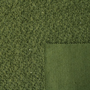 Nouveau style en stock, prix abordable, livraison rapide, tissu doux en <span class=keywords><strong>laine</strong></span> mélangée <span class=keywords><strong>vert</strong></span> mousse avec paillettes brillantes pour robe, costume, manteau - Product Image 6