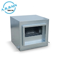 Ventilateur de gaine silencieux carré sur mesure, ventilateur centrifuge pour système de ventilation d'air frais des bâtiments commerciaux
