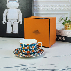 Hot Selling European Luxury Porcelain Coffee and <b>Tea</b> 2 <b>Cup</b> Saucer <b>Set</b> - Product Image 1