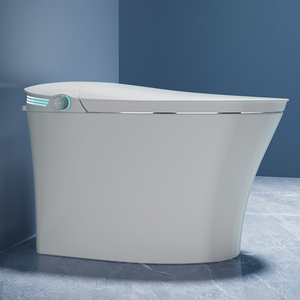 Toilettes intelligentes modernes allongées en céramique, multifonction, sanitaire, UV, avec réservoir d'<span class=keywords><strong>eau</strong></span> intégré - Product Image 3