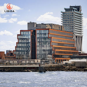 Centre commercial mural & Aéroports & Hôtels & Grands bâtiments commerciaux - Rideau de verre sans cadre ignifuge - Product Image 3