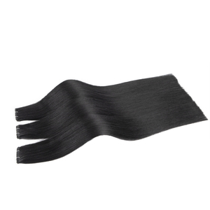 Extensiones de Cabello Humano Profesionales, Invisibles, con Trama Plana, Doble Trama, Cortables en Cualquier Punto, Trama Delgada Genius - Product Image 2