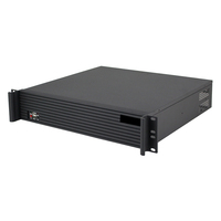 2U 19 "châssis de serveur d'ordinateur industriel de bureau à montage en rack serveur Ipc Pc I3 /i5 / I7 en option