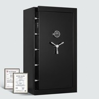 Coffre-fort à armes à feu JB avec serrure électronique à code, dimensions L700xW600xH1700mm, utilisation intérieure/extérieure