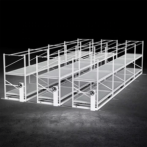 Customizable Small Greenhouse with Movable Tide Rack Seedbed Tray Rolling <strong>Table</strong> for Tomato Hydroponics Planting Agriculture - Product Image 6