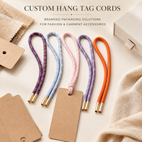 Cordon en nylon tressé durable, taille et couleur personnalisées, pour l'escalade en extérieur, laisse pour chien, cordon pour étiquette de vêtement avec quincaillerie métallique