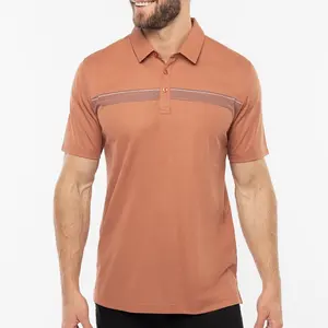 定制干式顶级品质新设计棉织物男士马球t恤修身马球高尔夫衬衫