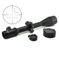 Lunette de chasse Visionking à grand champ de vision 4-48x65 avec verre ED, éclairage IR, longue portée, tube de 35 mm, deuxième plan focal, 4,4-3,66 pouces pour les yeux