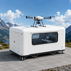 Station d'accueil pour système aérien autonome, hangar intelligent pour la patrouille de sécurité, l'inspection, la cartographie et la collecte de données - Product Image 1