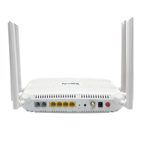 Routeur Wi-Fi 6 XPON ONT FTTH OEM personnalisé, 4 ports Gigabit + 2 VoIP + CATV, double bande AC2100, modèle ZC-521T, commande en gros