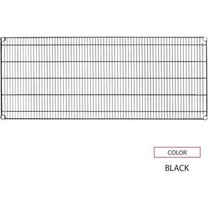 Étagères métalliques industrielles Alera ALE, étagères supplémentaires en fil métallique, 48 po de largeur x 24 po de profondeur, noires - Lot de 2 étagères - Product Image 6