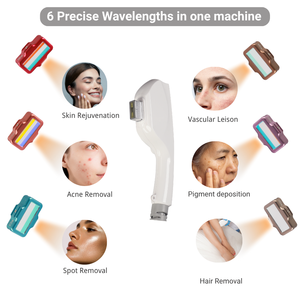 Appareil professionnel DPL+NIR pour l'épilation indolore et l'élimination des pigments, équipement de beauté à construction métallique pour la peau - Product Image 5