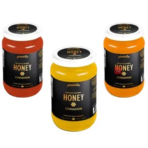 Wholesale Custom Design and Printing Food Packaging Self Adhesive Honey Jar Bottle Label Sticker Private Label for Honey