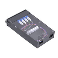 8-Core FTTH Desktop and Wall-Mounted Plastic Optical Fiber Terminal Box with 4-Port LC Optic Fiber Wall-Mounted Box