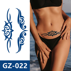 Autocollant de <span class=keywords><strong>tatouage</strong></span> tribal semi-permanent, temporaire, non toxique, avec des motifs personnalisés et plus de 5000 styles pour hommes - Product Image 1