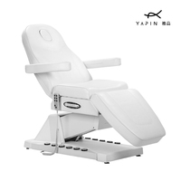 Table de massage électrique Yapin pour clients, table de beauté réglable pour soins du visage