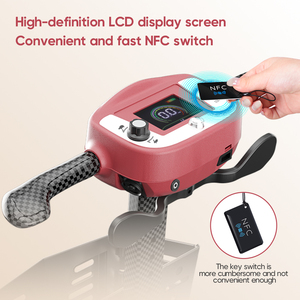 Elektro Mobilitats Con Lăn Behinderten T300C 4 Rad Có Thể Gập Lại Di Động Xe Tay Ga Carbon 13Kg leicht MIT Abe Deutschland - Product Image 4