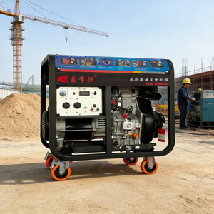 Generador Diésel Portátil de 5KW, Monofásico, Refrigerado por Aire, con Arranque por Retroceso y ATS, para Respaldo Doméstico y Obras de Construcción - Product Image 1