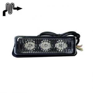 3 LED d'avertissement Flash de feu arrière de voiture Strobe One Drag Four Side Lights Compatible avec les modèles X5 X6 City - Product Image 1