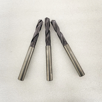 Foret hélicoïdal en carbure monobloc pour usinage CNC, outil de perçage haute précision pour métaux, acier et aluminium