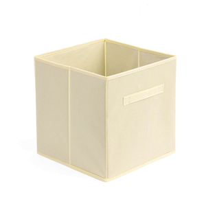 장난감 의류 및 책 용 손잡이 보관 상자이있는 접이식 패브릭 보관 큐브 - Product Image 1