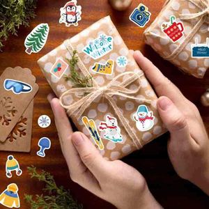 Pegatinas Navideñas Infantiles, Pegatinas Adhesivas de Navidad, Bolsas de Regalo, Cestas Navideñas, Rellenos, Fiestas de Navidad - Product Image 5