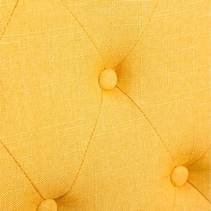 ชุดเก้าอี้รับประทานอาหาร 2 ตัว สีเหลือง ขาไม้เนื้อแข็งสไตล์บ้านไร่ สำหรับเฟอร์นิเจอร์ห้องรับประทานอาหารที่บ้าน - Product Image 6