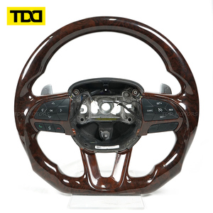 Volante TDD de Fibra de Carbono Real y Madera para Dodge Charger Challenger Chrysler 300C SRT8 2005-2010 Personalizado - Product Image 1