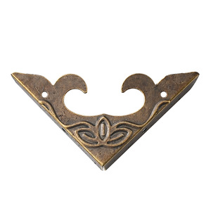 Hebilla Triangular de Esquina, Accesorio Metálico de Bronce, Protector de Bordes de Estilo Chino Moderno - Product Image 5